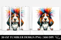 Expressive Baby Basset Hound | 20 oz Tumbler Product Image 1