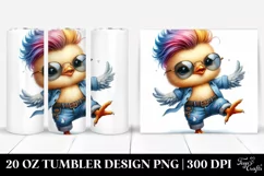 Vibrant Baby Chicken Dance 20 Oz Tumbler Product Image 1