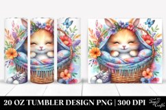 Vibrant Cute Baby Rabbit Cuddling | 20 Oz Tumbler Product Image 1