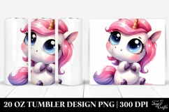 Funny Unicorn Drawing | 20 oz Tumbler Product Image 1