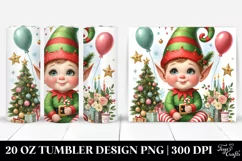 Goofy Baby Elf with Christmas Decorations Product Image 1