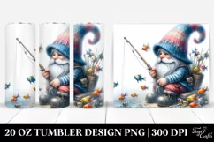 Gnome Fishing 20 Oz Tumbler Product Image 1
