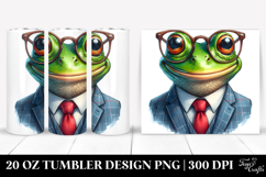Frog Portrait, 20 Oz Tumbler Product Image 1