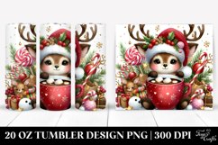 Christmas PNG 20 Oz Tumbler Design Product Image 1