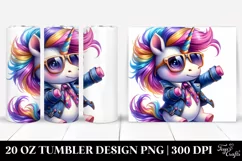 Cute Vibrant Unicorn | 20 oz Tumbler Product Image 1
