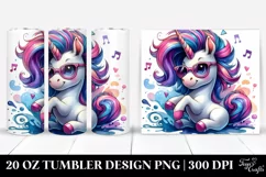 Cute Vibrant Unicorn | 20 oz Tumbler Product Image 1