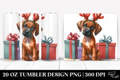 Expressive Rhodesian Ridgeback Holiday PNG Product Image 1