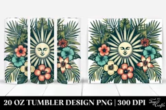 Vintage Tropical Sun | 20 oz Tumbler Product Image 1