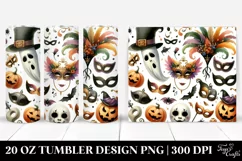 Simple Funny Halloween Clipart 20 Oz Tumbler Product Image 1