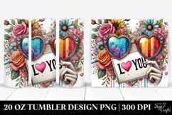 Love 20 Oz Tumbler Png Product Image 1