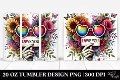 Love 20 Oz Tumbler Png Product Image 1