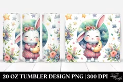 Colorful Smiling Baby Rabbit | 20 Oz Tumbler Product Image 1