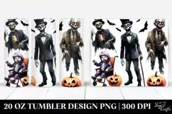 Simple Funny Halloween Clipart 20 Oz Tumbler Product Image 1