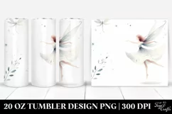 Whimsical Dancing Fairy, Vibrant Colors | 20 oz Tumbler Product Image 1