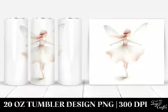 Whimsical Dancing Fairy, Vibrant Colors | 20 oz Tumbler Product Image 1