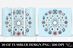Colorful Crown Design, Transparent 20 Oz Tumbler Product Image 1