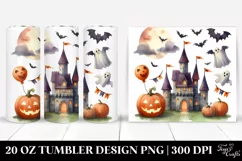 Simple Funny Halloween Clipart 20 Oz Tumbler Product Image 1