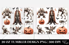 Simple Funny Halloween Clipart 20 Oz Tumbler Product Image 1