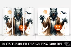 Simple Funny Halloween Clipart 20 Oz Tumbler Product Image 1