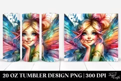 Watercolor Fairy 20 oz Tumbler Product Image 1