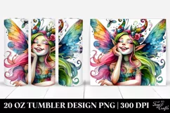 Watercolor Fairy 20 oz Tumbler Product Image 1