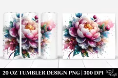 Peonies Tumbler | 20 oz Tumbler Product Image 1