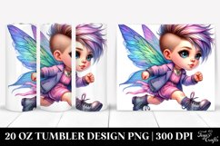 Contempt Baby Fairy Running | 20 oz Tumbler Product Image 1