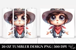 Whimsical Dog with Bandana 20 Oz Tumbler Product Image 1