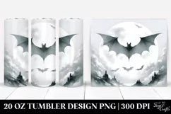 Digital Painting Simple Bat | 20 oz Tumbler Product Image 1