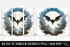Digital Painting Simple Bat | 20 oz Tumbler Product Image 1