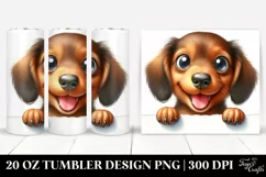 Cute Baby Dachshund | 20 Oz Tumbler Product Image 1