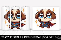 Cute Cartoon with Sparkling Eyes, 20 Oz Tumbler Product Image 1