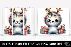 Expressive Seal Christmas PNG Product Image 1