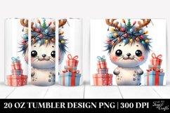 Expressive Seal Christmas PNG Product Image 1