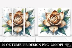 Stained Gardenia Wooden | 20 Oz Tumbler Product Image 1