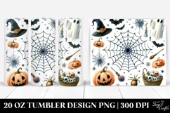 Funny Cobweb Halloween Clipart 20 Oz Tumbler Product Image 1