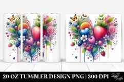 Valentines 20 Oz Tumbler Png Product Image 1