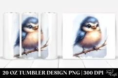 Cute Baby Bird Tumbler Product Image 1