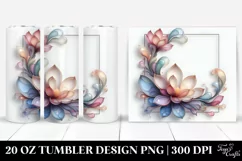 Glossy Magnolia Sticker 20 Oz Tumbler Product Image 1