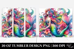 Vibrant Mermaid 20 oz Tumbler Product Image 1