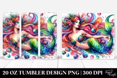 Vibrant Mermaid 20 oz Tumbler Product Image 1