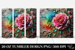 Colorful Carnation | 20 Oz Tumbler Product Image 1