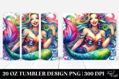 Vibrant Mermaid 20 oz Tumbler Product Image 1