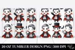 Simple Funny Halloween Clipart 20 Oz Tumbler Product Image 1