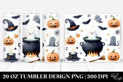 Simple Funny Halloween Clipart 20 Oz Tumbler Product Image 1