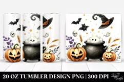 Simple Funny Halloween Clipart 20 Oz Tumbler Product Image 1