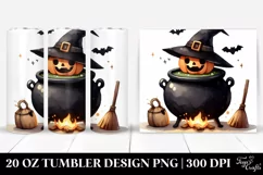 Funny Halloween Cauldron 20 Oz Tumbler Product Image 1
