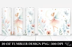 Watercolor Simple Fairy | 20 oz Tumbler Product Image 1