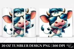 Funny Dancing Baby Cow | 20 oz Tumbler Product Image 1