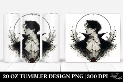 Simple Vampire Digital Painting 20 Oz Tumbler Product Image 1